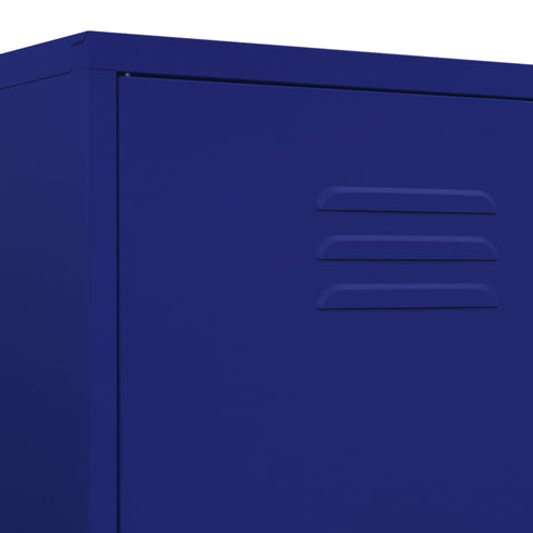 Lady Jillian -  Wardrobe Navy Blue 90x50x180 cm Steel
